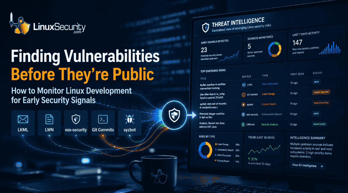 How Linux Security Teams Spot Vulnerabilities Before CVEs Are Published
