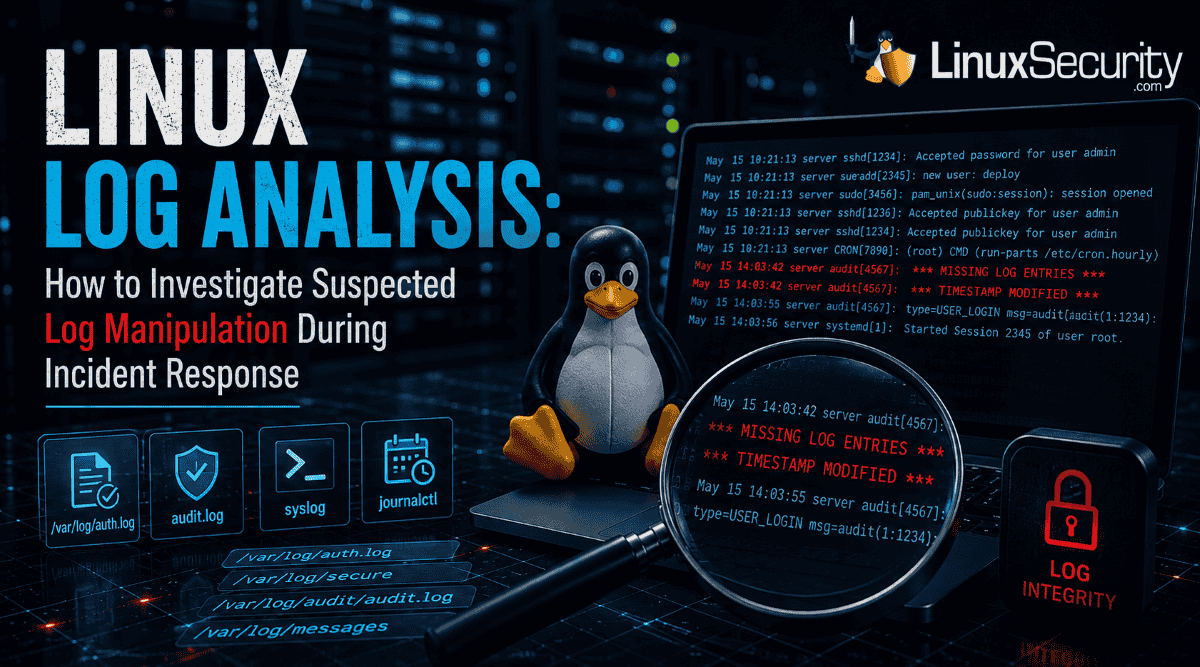 Linux Log Analysis: How to Investigate Suspected Log Manipulation During Incident Response