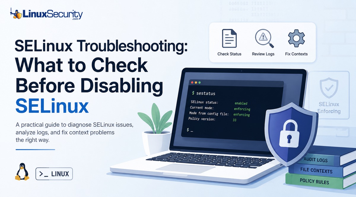 SELinux Troubleshooting: What to Check Before You Disable SELinux