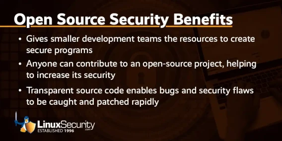 Open Source Security Benefits1 Esm W568