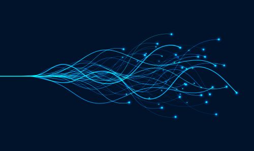 Abstract Tech Lines Illustration