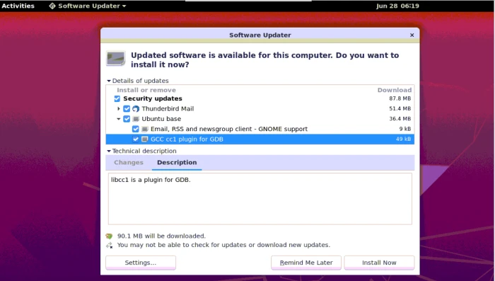 Update Ubuntu7 Esm W700