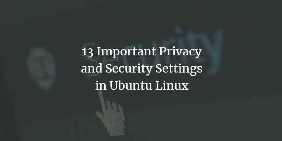 Ubuntu Securityprivacy Esm W900