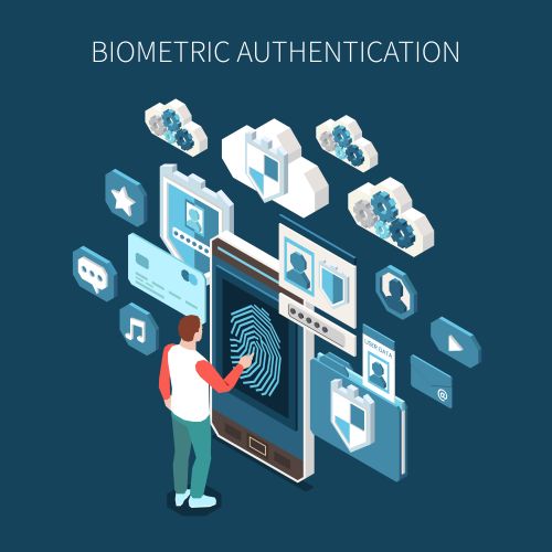 Biometric Authentication Isometric