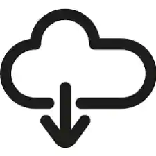 Cloud Download Icon Esm W225
