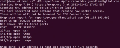 Nmap Firewall Evasion10 Esm W400