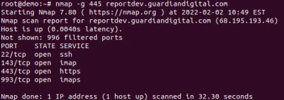 Nmap Firewall Evasion11 Esm W400
