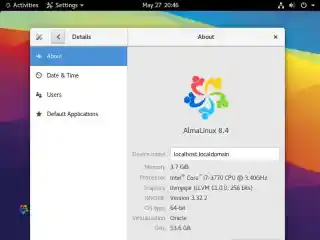 Install Gnome GUI On AlmaLinux 8 Esm H240