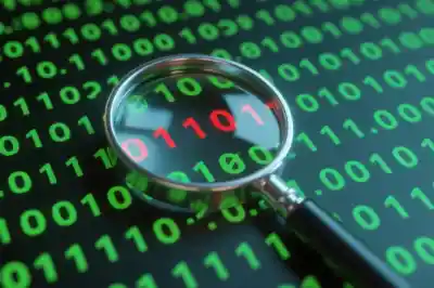 Magnifying Glass Over Code Esm W400