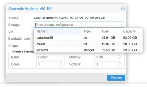Proxmox 6 Esm W400