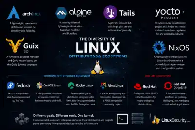 Linux Distributions And Ecosystem 800x534 Esm W400