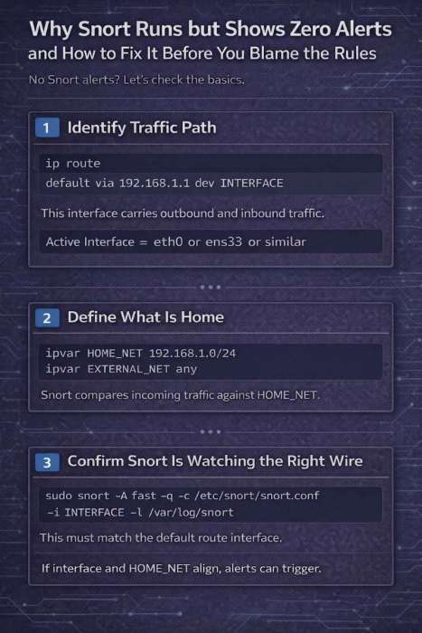 Why Snort Runs But Shows Zero Alerts 467x700