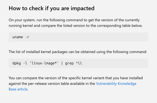 Kernel Check Kernel Check 600x396