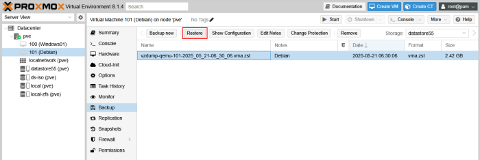 Proxmox 5 700x234